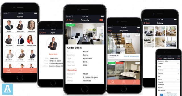 Realia - iOS app for Real Estate Agency